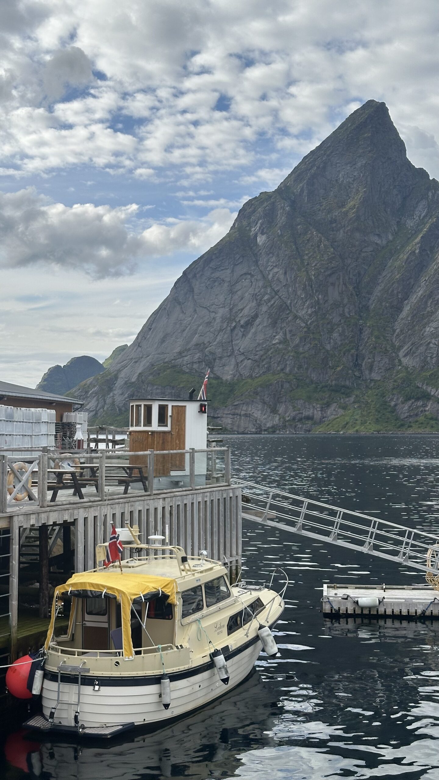 Colorful fishing village in Lofoten Islands