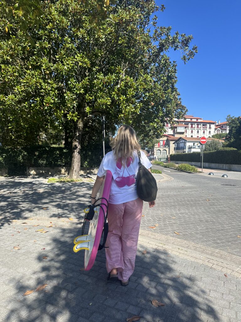 Hendaye rannapromenaat Prantsuse-Hispaania piiril