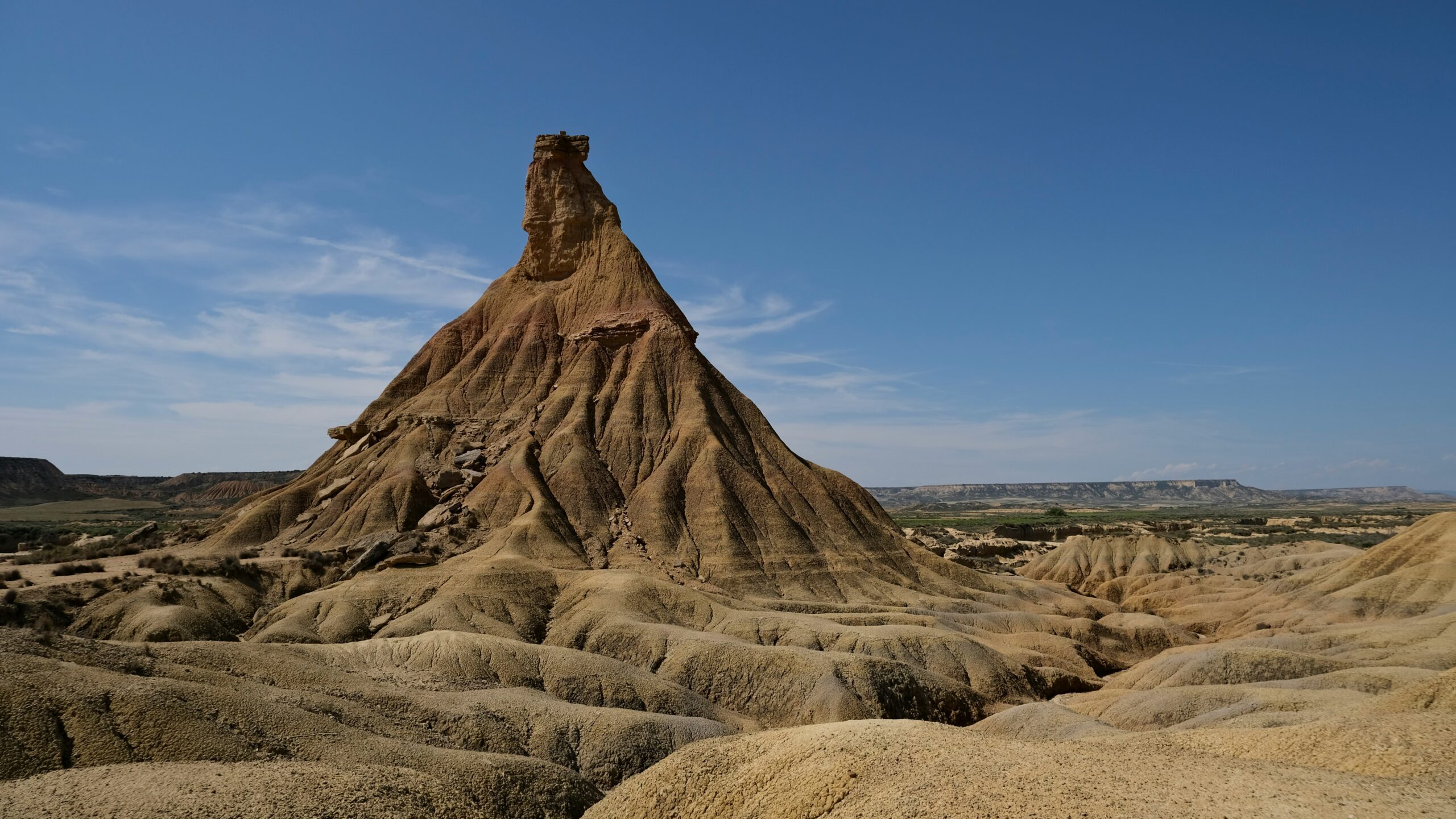 Bardenas reales desert in Spain